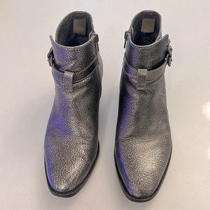 Design Lab Champagne Gold Booties Size 7